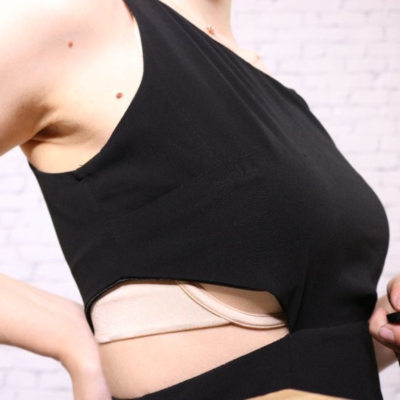 Tobi black cutout mini dress c1 - Picture 5 of 9